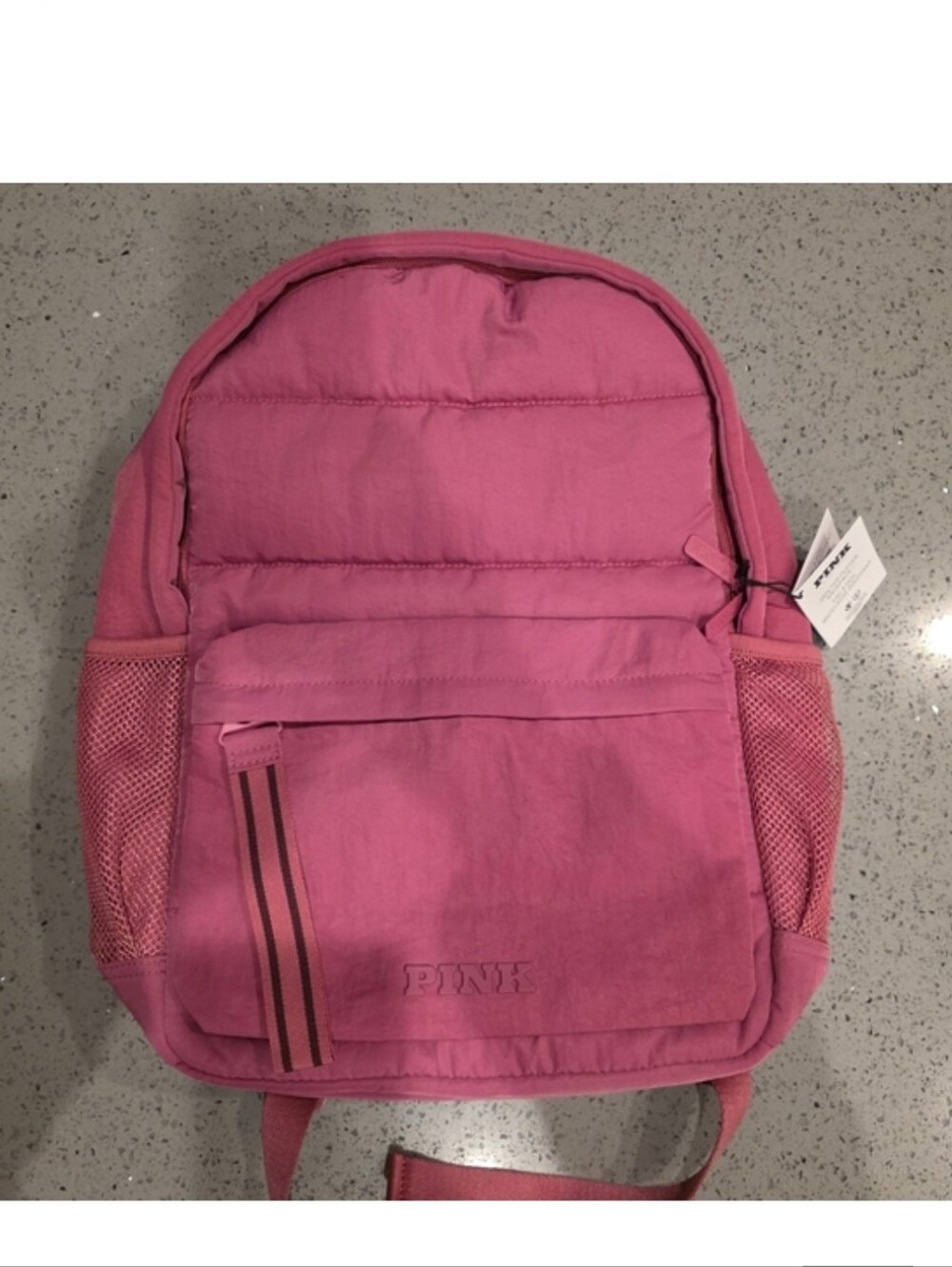 PINK Victoria's Secret Rose Pink Quilted Backpack